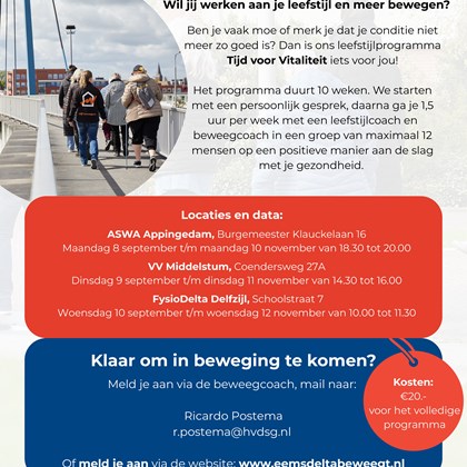 Flyer Tijd voor Vitaliteit 